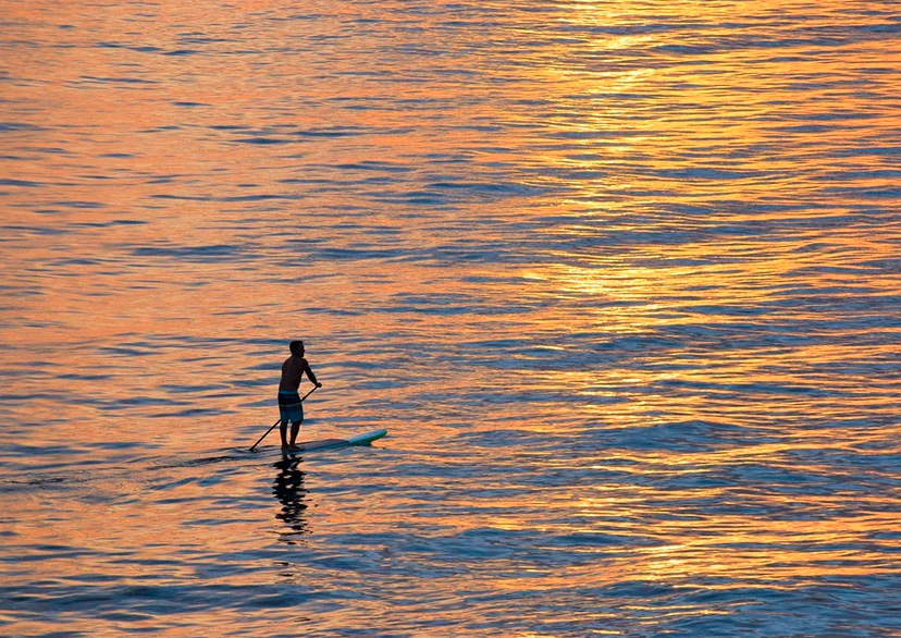 Sunset - Paddle Surf - Ibiza Travel